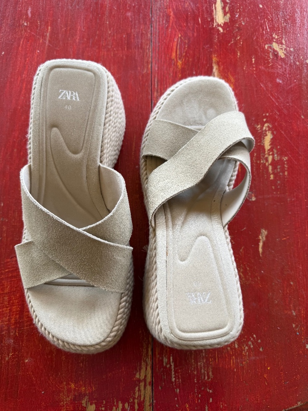 Zara wedges 40